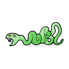 Obraz premium cartoon snake