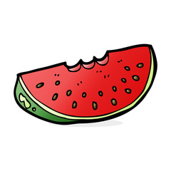 cartoon watermelon slice