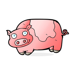 cartoon pig