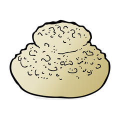 cartoon bread