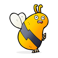 funny cartoon bee