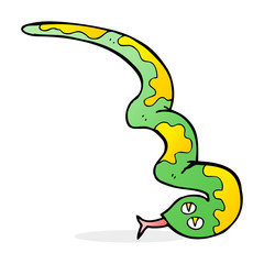 cartoon hissing snake