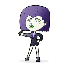 cartoon vampire girl