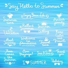 summer letterings