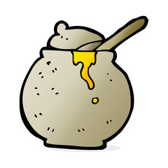cartoon honey pot