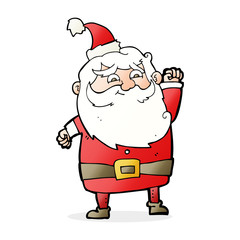 cartoon santa claus