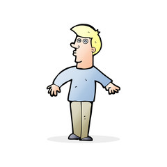 cartoon surprised man