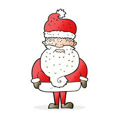 cartoon santa claus