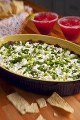 mexican dip and chips