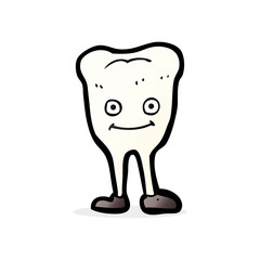 cartoon happy tooth