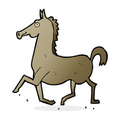 cartoon horse