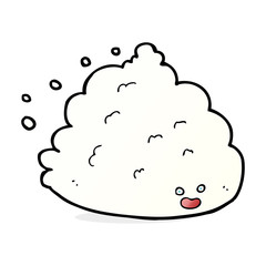 cartoon cloud character
