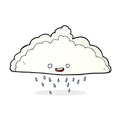 cartoon rain cloud