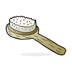 cartoon old brush