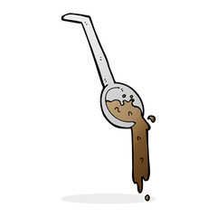 cartoon pouring gravy