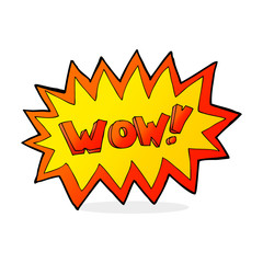 cartoon wow explosion