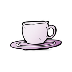 cartoon tea cup