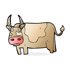 cartoon bull