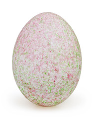 Easter egg isolated on white background with clipping path