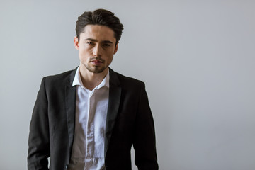 Handsome young businessman