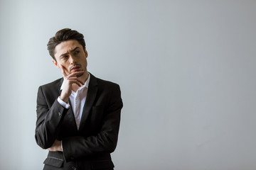 Handsome young businessman