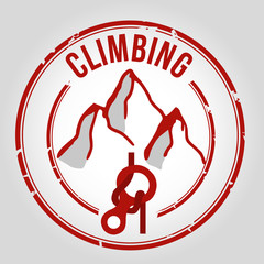 Climbing stamp