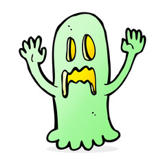 cartoon spooky ghost