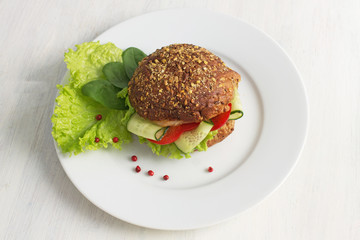 Healthy burger