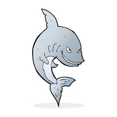 funny cartoon shark