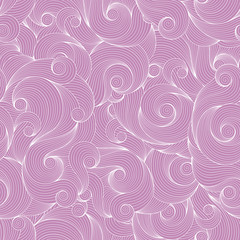 Doodle seamless background. Hand drawing doodle.
