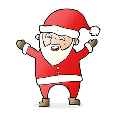 cartoon santa claus