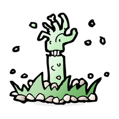 cartoon zombie arm