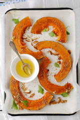 roasted pumpkin slice