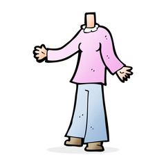 cartoon female body (add photos or mix and match cartoons)