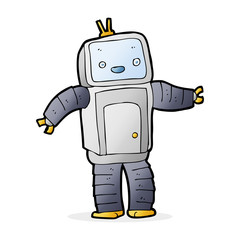 cartoon robot