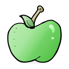 cartoon apple