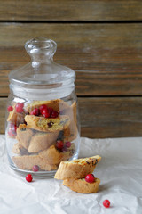 Cranberry biscotti