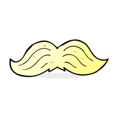 cartoon mustache