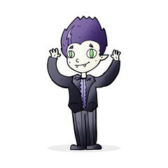 cartoon vampire boy