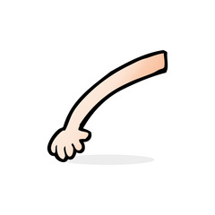 cartoon arm