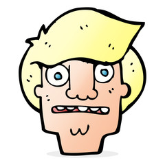 cartoon shocked face