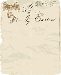 Vintage poster about Easter.