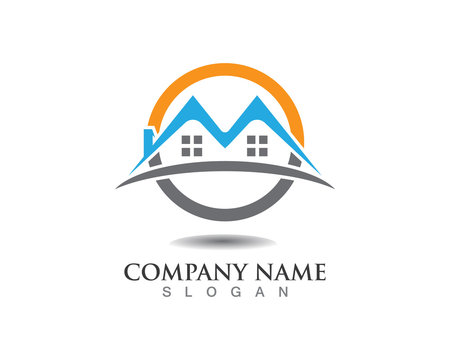 M Home Logo Building