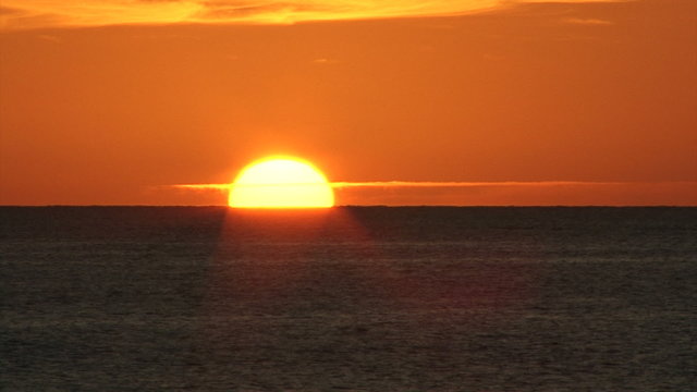 Ocean Sunset  time-lapse