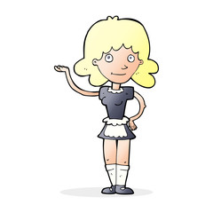 cartoon maid