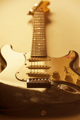 Electric guitar. Vintage stile.