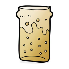 cartoon pint of beer