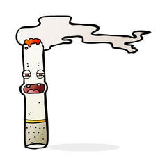 cartoon cigarette character
