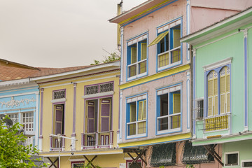 Fototapeta premium Las Peñas Neighborhood in Guayaquil Ecuador