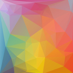 rainbow polygonal background